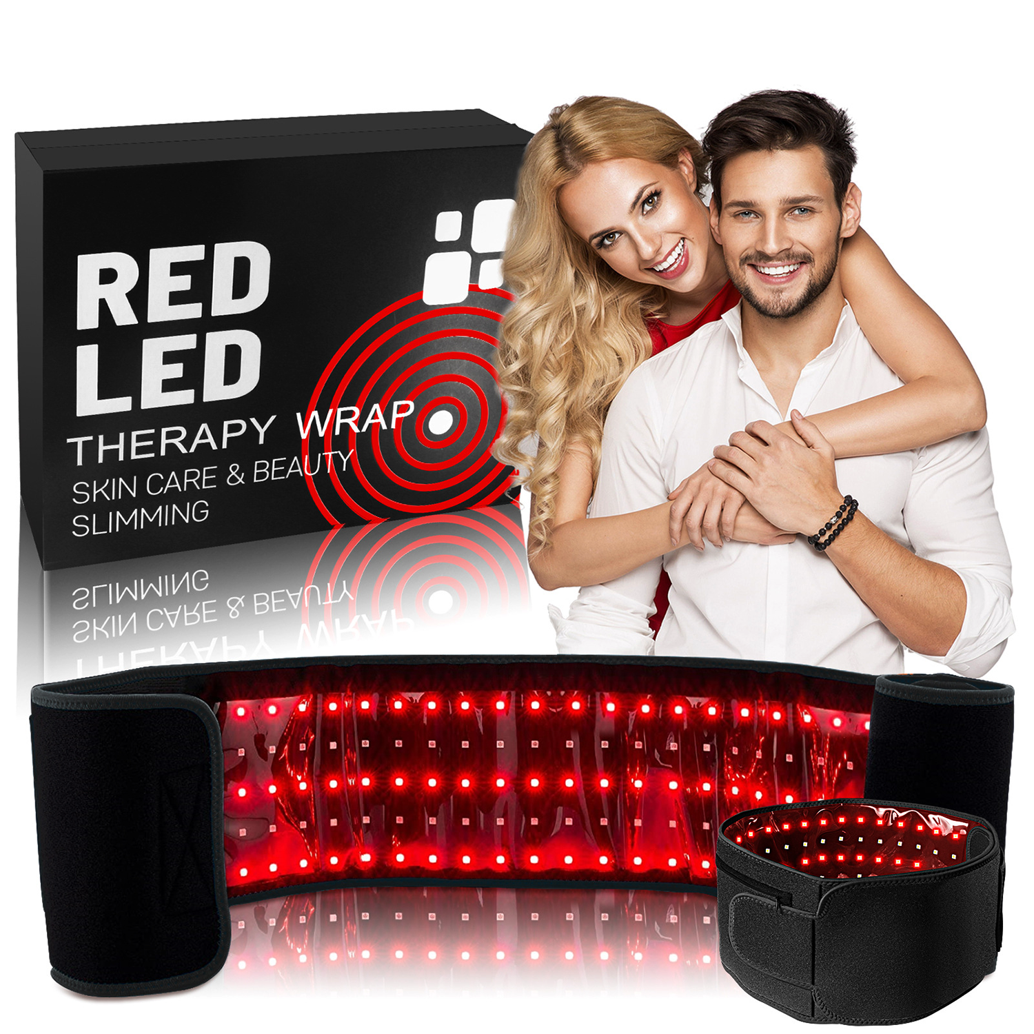 red light therapy wrap with vibration