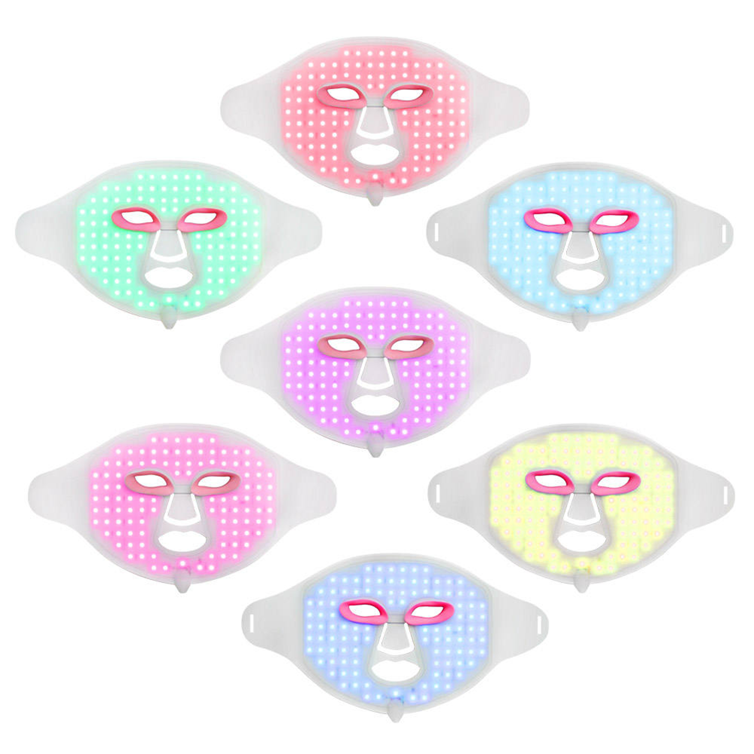 masque facial à LED