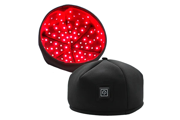 Čepice pro terapii infračerveným červeným světlem