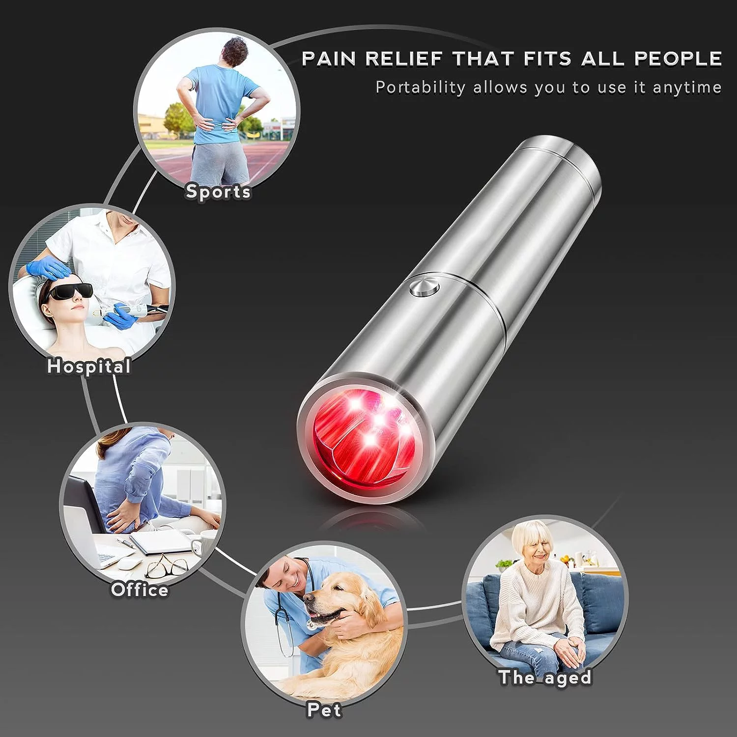 červené světlo cílová pochodeň