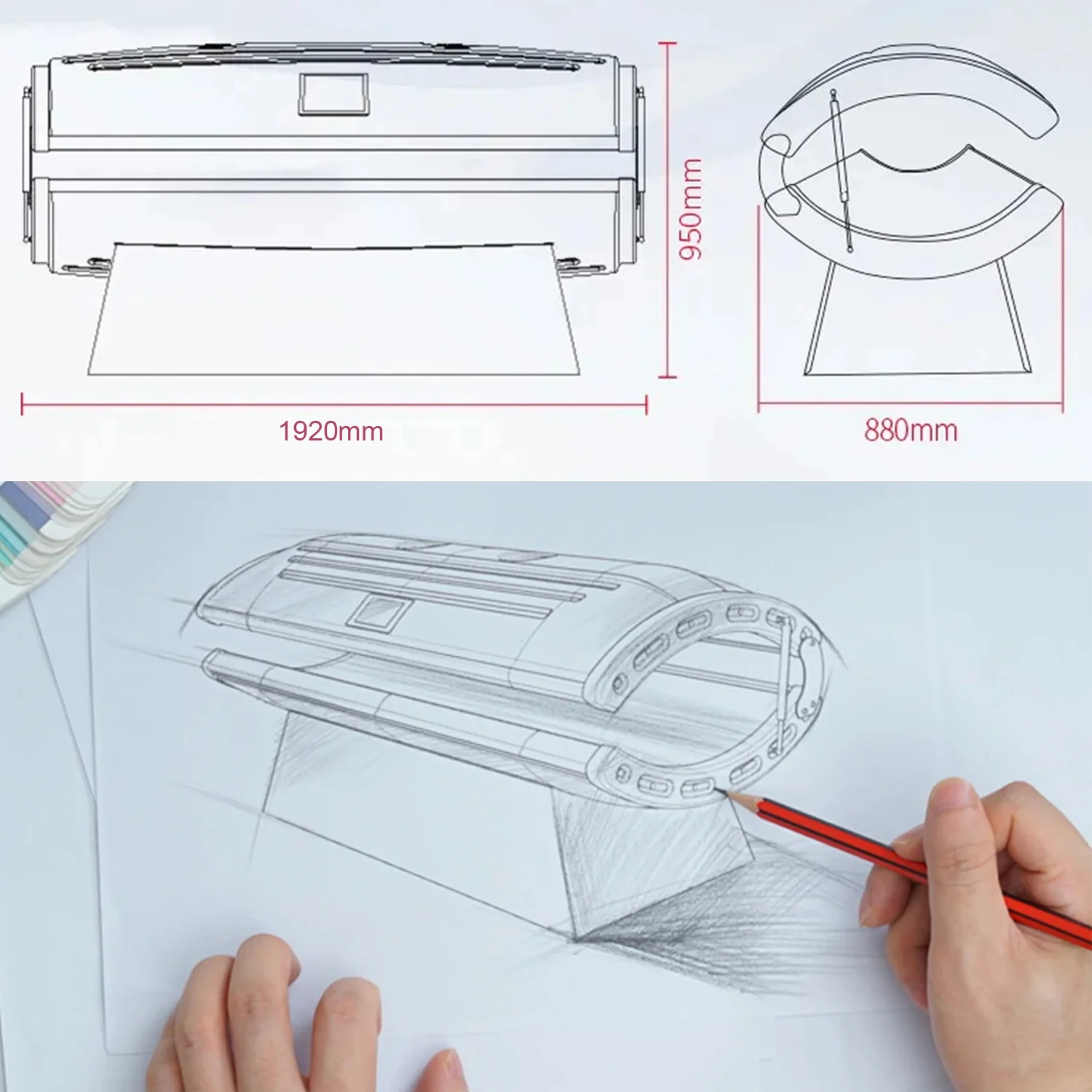 kommerzielles Rotlichttherapiebett